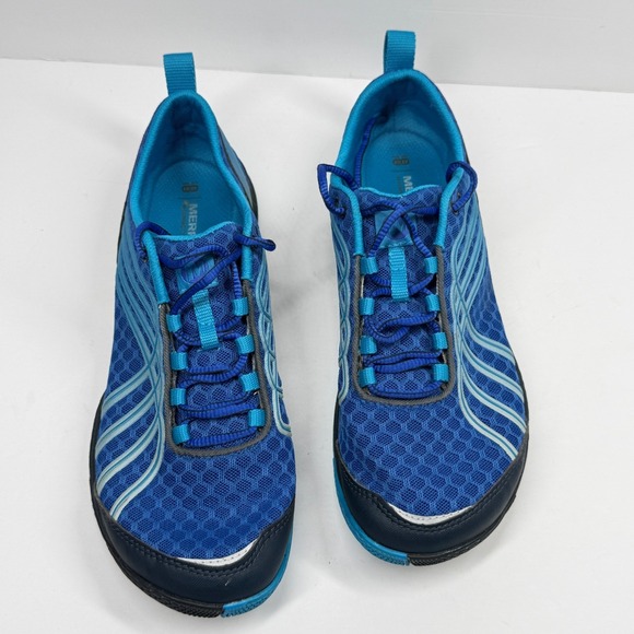 Merrell Road Glove Dash 2 Sneaker Lace Up Running Athletic Blue Size 9.5 - Picture 2 of 6